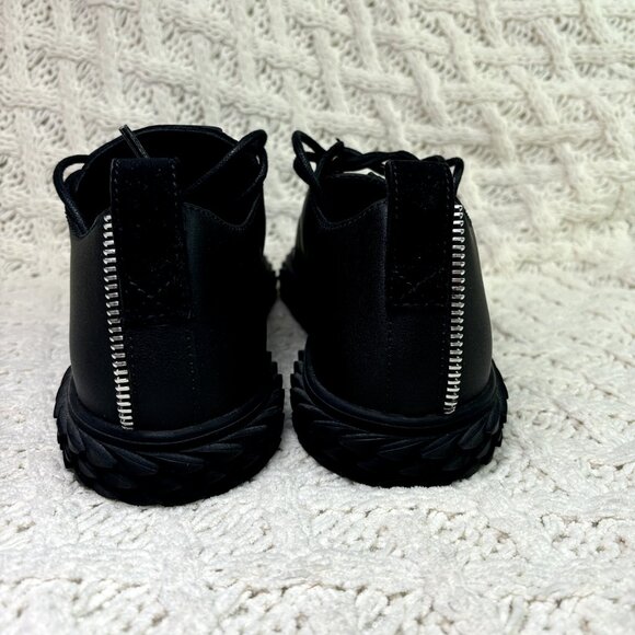 NEW Giuseppe Zanotti $725 Blabber Low Top Sneaker Shoes Black Mens 44.5EU 11.5US - Picture 9 of 15